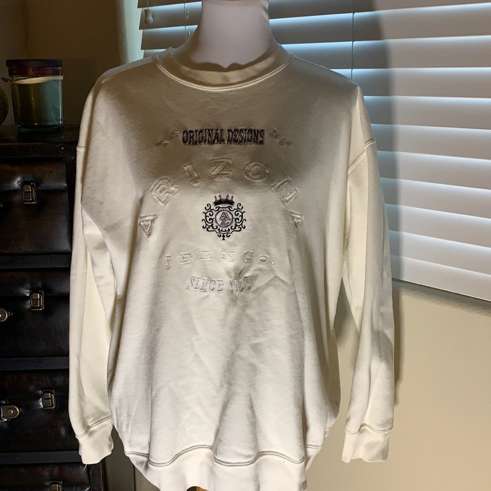 The Original Arizona ivory sweat shirt LG Size
